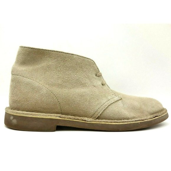 Clarks | Shoes | Clarks Taupe Suede Leather Lace Up Chukka  display picture 3